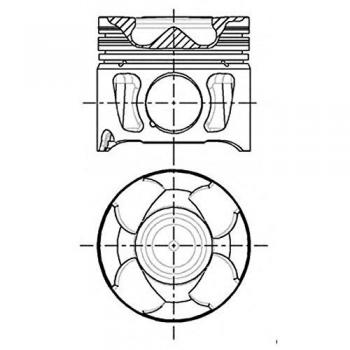 Nüral 87-146100-10 pistón