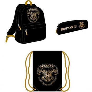 Pack Papelería 3 Piezas Harry Potter Negro