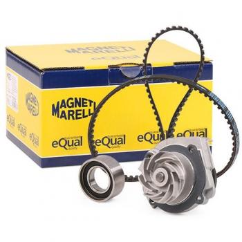 Bomba de agua y kit de correa de distribución MAGNETI MARELLI 132011160049
