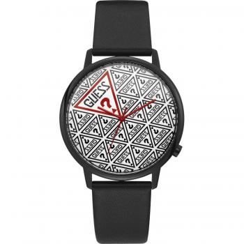 Guess V1020M3 Men's Watch - Elegant Style with Genuine Leather Band (42mm)