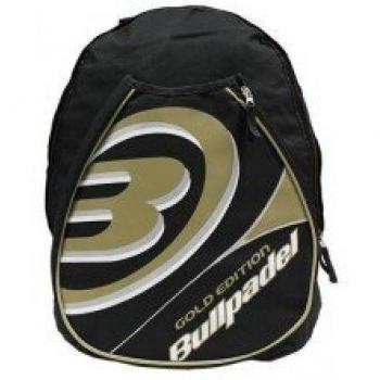 Bullpadel Gold - Mochila de pádel, color negro / oro