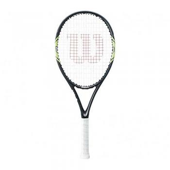 Wilson Raqueta de tenis unisex, Para juego en todas las áreas, Para jugadores aficionados, Monfils Lite 105, Medida 1, Negro/Verde, WRT57560U1