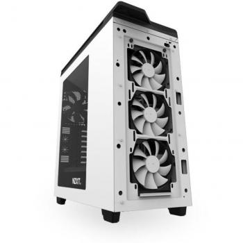 NZXT CA-H442W-W1 H440 - Caja de ordenador formato ATX con ventana, Blanco