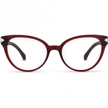 Karun Nuco KAUF0163 Women’s Eyeglasses Red Size 55 (Frame Only) - Blue Light Block Available