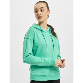 Urban Classics Ladies Freshseed Hoodie - Mint Green, 65% Cotton, 35% Polyester