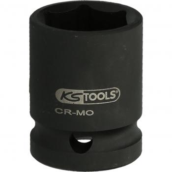 Llave de vaso de impacto hexagonal KS Tools 515.2147 de 1.1/2, 76 mm, corta