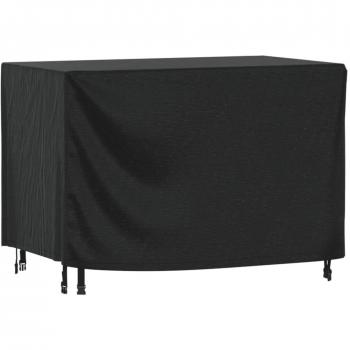 Cubierta de muebles de jardín impermeable 420D 140x70x90 cm negra