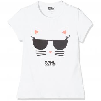 Karl Lagerfeld Z15125, Camiseta para Niñas,