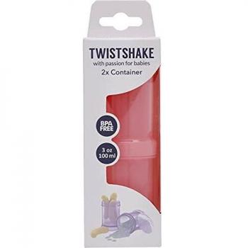 Twistshake 78303 - Dispensador de leche en polvo, color pastel rosa