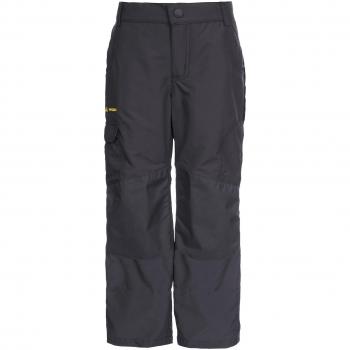 VAUDE yalca Caprea cálido forro Pant, otoño/invierno, infantil, color Gris - negro, tamaño 3 años