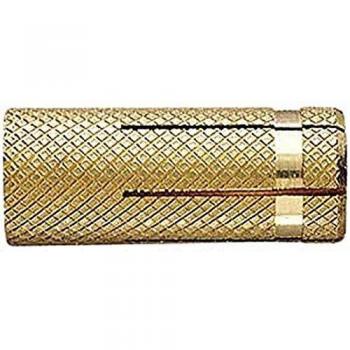 INDEX Fixing Systems TALAM06 [TALA] Taco de latón para fijaciones ligeras en materiales macizos 23 Ø8, DORADO, M6 x 23 mm, diámetro de 8 mm, Set de 200 Piezas