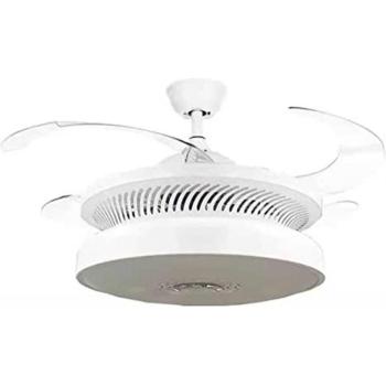 Ventilador de Techo Galeno con Purificador de Aire y Luz LED 36W - 3 Aspas, 3 Temperaturas de Luz, Blanco