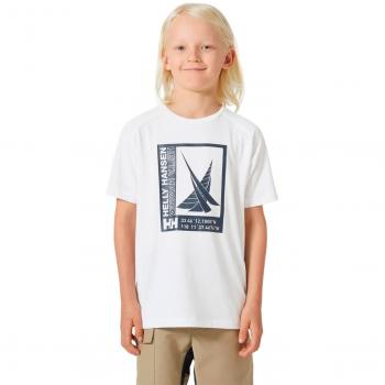 Helly Hansen - Camiseta Port Blanco para Niño