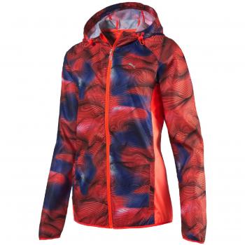 PUMA Packable Woven Jacket W - Chaqueta cortavientos para mujer, color rojo, talla L