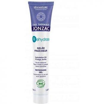 Jonzac REhydrate Refreshing Gel 50ml - Hydrating Gel for Oily and Combination Skin with Hyaluronic Acid, 99% Natural Ingredients