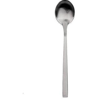 Cucharilla de postre/café, elegante, en acero inoxidable, colección Pau matt