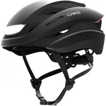 Casco Integral Ultra Lumos Negro M-L con Luces LED y Batería Recargable