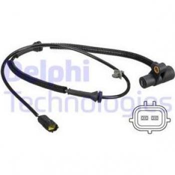 Sensor ABS DELPHI SS20518 - Sensor de revoluciones de la rueda, compatible con sistemas de frenos antibloqueo (ABS), diseñado para proporcionar información precisa sobre la velocidad de las ruedas y mejorar la seguridad del vehículo