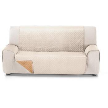 Cubresofá Reversible Bicolor Rubí 2 Plazas Crudo/Beige