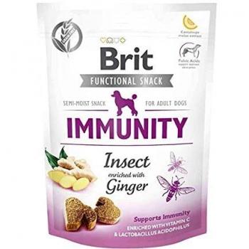 Snack Funcional para Perros Brit Care Inmunidad con Insectos y Jengibre 150g