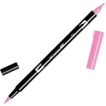 Tombow - Rotulador de punta doble, color rosa