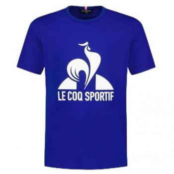Camiseta de Manga Corta Le Coq Sportif Ess N°1 Azul y Blanco Infantil
