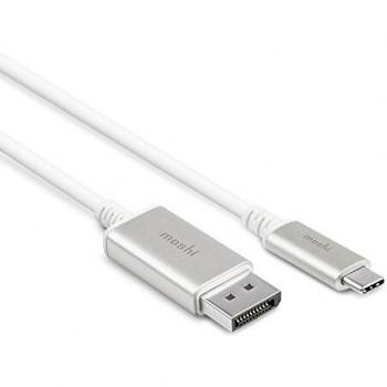 Moshi 99MO084102 Adaptador de Cable de vídeo 1,5 m USB C DisplayPort Blanco - Adaptadores de Cable de vídeo