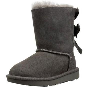UGG Bailey Bow II, Classic Boot Niñas, Grey, 27.5 EU