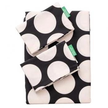 SET 4PZS FUNDA NÓRDICA DOBLE 100% ALGODÓN: FUNDA NÓRDICA (220X220CM C/SOLAPA 30CM) + SÁBANA BAJERA (160X