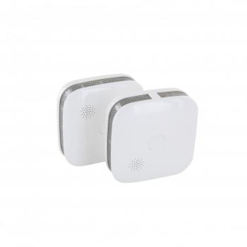 Detector de Humo Chacon 34150 - Detector de Humo, tecnología de detección por ionización, alarma sonora de 85 dB, luz indicadora LED, fácil instalación en pared o techo, batería incluida y duración aproximada de