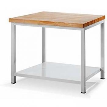 Banco de trabajo modular RAU con 1 repisa de acero, 900 mm de profundidad y 1000 mm de ancho