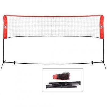 XQmax - 3 M o 4 m Portable Mini tenis, voleibol y bádminton neto