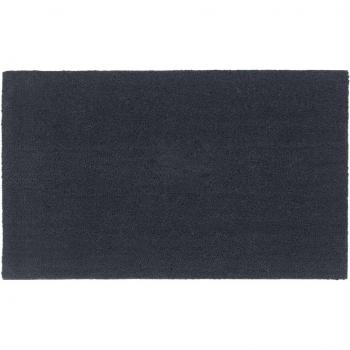 Felpudo de fibra de coco gris oscuro 90x150 cm