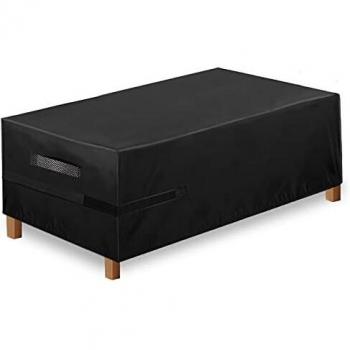 king do way Fundas Muebles Jardin 213x 132x74cm, Funda para Mesa y Silla para Sofa de Jardin, al Aire Libre, Patio, Plazas Funda para Sofa de Esquina, 420D Poliéster, Resistente UV, in PVC