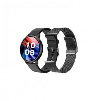SPC Smartee Duo Classic - Reloj inteligente con pantalla AMOLED de 1.43 y resistencia IP68 en color negro