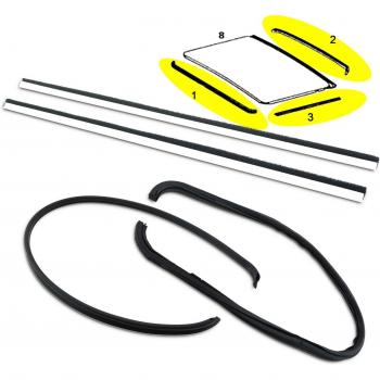 NUEVO. Mercedes schiebedach Junta goma/Resistente al Juego W108, W109, W114, W115, W116, W123, NP-W126, W140 Set