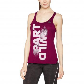 adidas Prime Tank Wild Camiseta sin Mangas, Mujer, Rojo