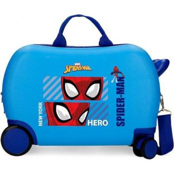 Maleta Infantil Rígida Spiderman Hero 2 Ruedas Multidireccionales 24L