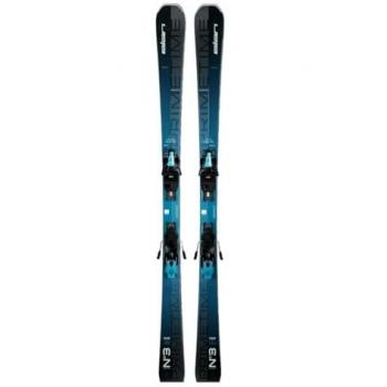 Pack de esquís alpinos Elan Primetime N°3 con fijaciones EL 10.0 GW Shift para mujer, talla 144, color azul