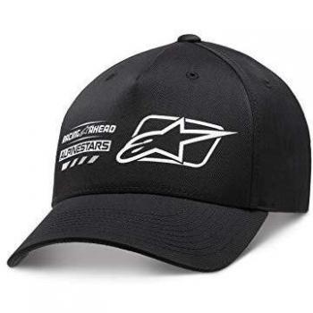 Alpinestars World Tour Hat Gorra de béisbol, Negro, S/M para Hombre