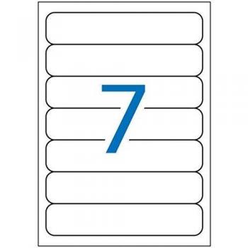 APLI 1232 - Etiquetas blancas para archivo 190,0 x 38,0 mm 25 hojas