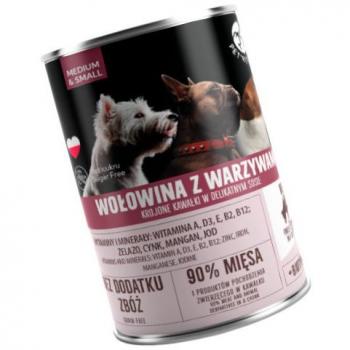 Comida húmeda para perros Pet Republic Adult Medium & Small Carne de Vacuno con Verduras 400g