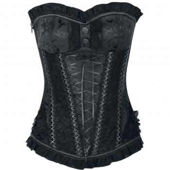 Bedroom Stories Crest Corsé Negro XL