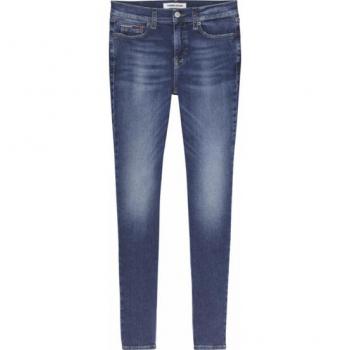 Tommy Hilfiger High-Waist Skinny Jeans, Blue, Female, Size W26 L30
