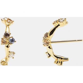 Pendientes PDPaola Zoe Plata 925MM Dorado
