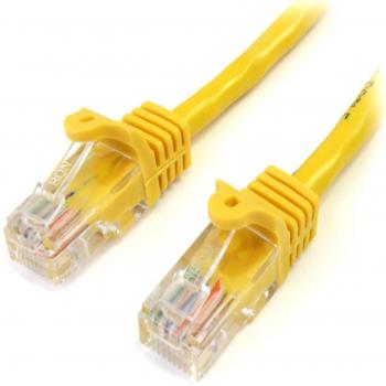 StarTech.com 2m Yellow Cat5e Snagless RJ45 UTP Patch Cable