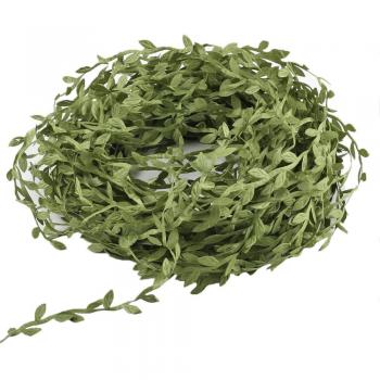 Pulluo 40m Enredaderas Artificiales Hiedra Artificial para Exterior Verde Plantas Guirnalda de simulación DIY para Decorar jardín Boda Fiesta Navidad