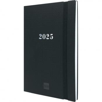 Agenda Finocam 16 meses Dotted Y10 Semana Vista H24-25 Negro Internacional