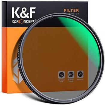 K&F Concept Nano-X 46mm Filtro MC UV Slim de Vidrio óptico HD con Nano-Revestimiento 28 Capas para Objetivo 46mm