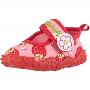 Playshoes Zapatillas de Playa con protección UV Fresas, Zapatos de Agua Niñas, Rosa